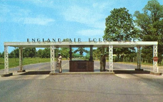 Main Gate at England Air Force Base