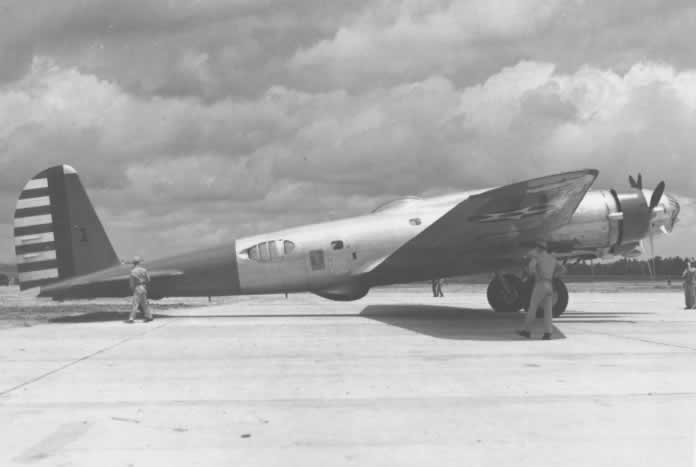 Boeing B-17B parked at Esler Field on June 11, 1941