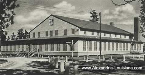 Officers Club, Camp Livingston, Louisiana during World War II