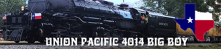 Union Pacific Railroad Steam Engine #4014 visits East Texas in 2021 and 2024