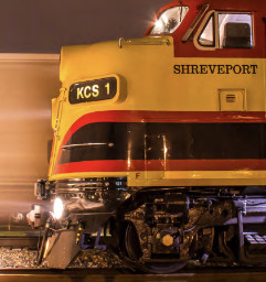 Kansas City Southern KCS 1 "Shreveport" EMD FP9A Diesel Locomotive