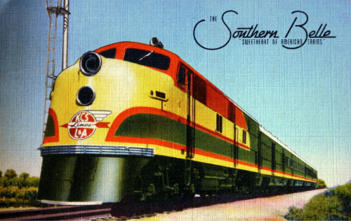 Kansas City Southern (KCS) Southern Belle passenger train ... Sweetheart of American Trains