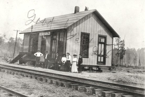 Bentley, Louisiana railroad station, just outside Alexandria