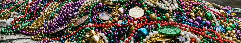 Alexandria Louisiana Mardi Gras beads!