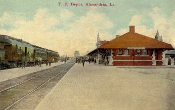 Union Depot, Alexandria, Louisiana, serving the Texas & Pacific Railway and the Missouric Pacific Railroad